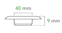 Œillets en acier Ø 40 mm