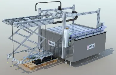 Chargement et nettoyage automatique pour BÜRKLE LFC